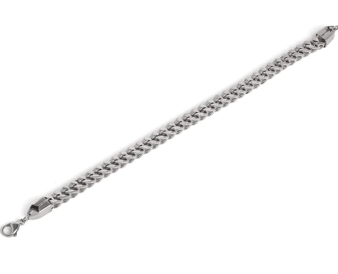 Men’s Cuban Chain Stainless Steel Bracelet – Bold, Timeless Style