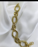 Bold Gold Link Chain Bracelet