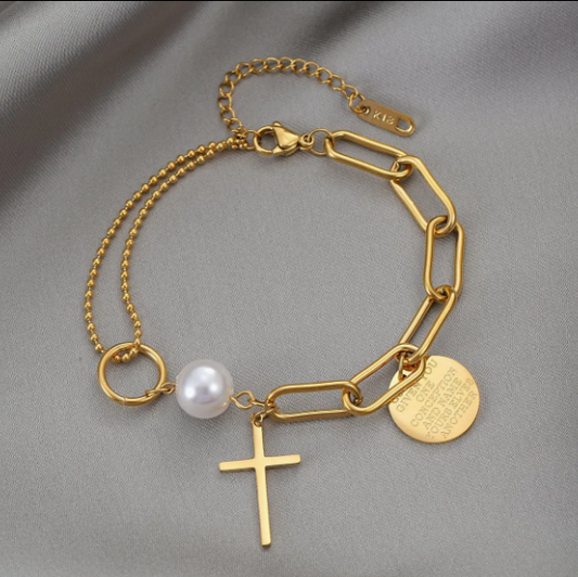 Sitara Pearl Bracelet – Tarnish Resistent