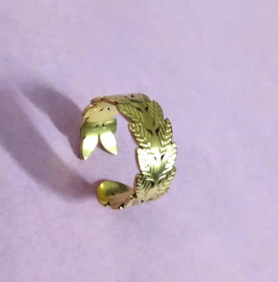 Solace Band – 18k Gold Plated Statement Ring