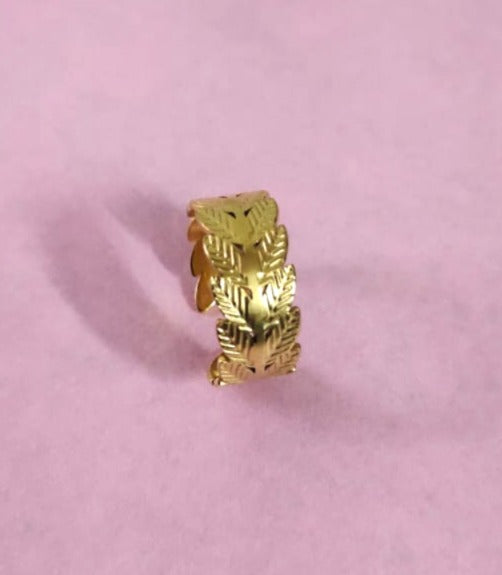 Solace Band – 18k Gold Plated Statement Ring
