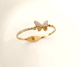 Golden Butterfly Sparkle Bracelet