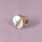 Luna Drip – Mother of Pearl Statement Ring