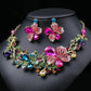 Enchanted Garden Statement Necklace & Earring Set