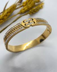 Radiant Bolt – Gold Plated CZ Bracelet