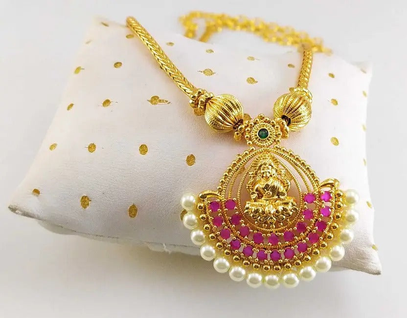 Divine Radiance Temple Necklace