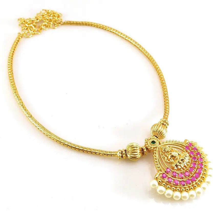 Divine Radiance Temple Necklace