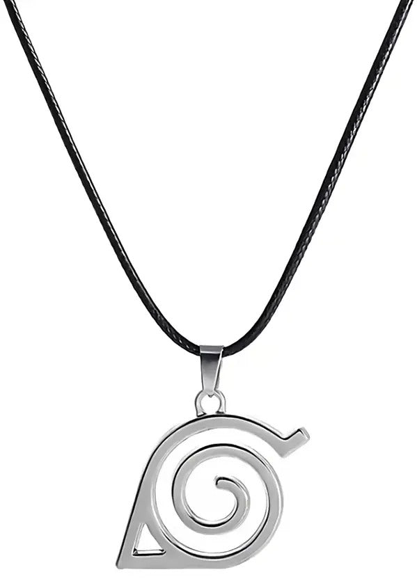 Unisex - Konoha Leaf Pendant Necklace – Minimal Anime-Inspired Charm