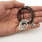 Unisex - Konoha Leaf Pendant Necklace – Minimal Anime-Inspired Charm